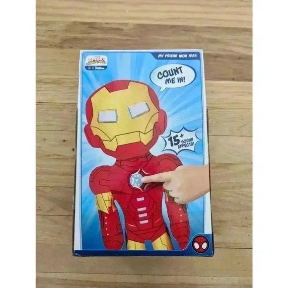 Marvel Spidey and His Amazing Friends My Friend Iron Man Feature Plush - Picture 5 of 11